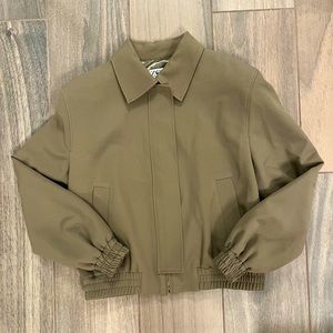 Zara Tan Bomber Jacket
